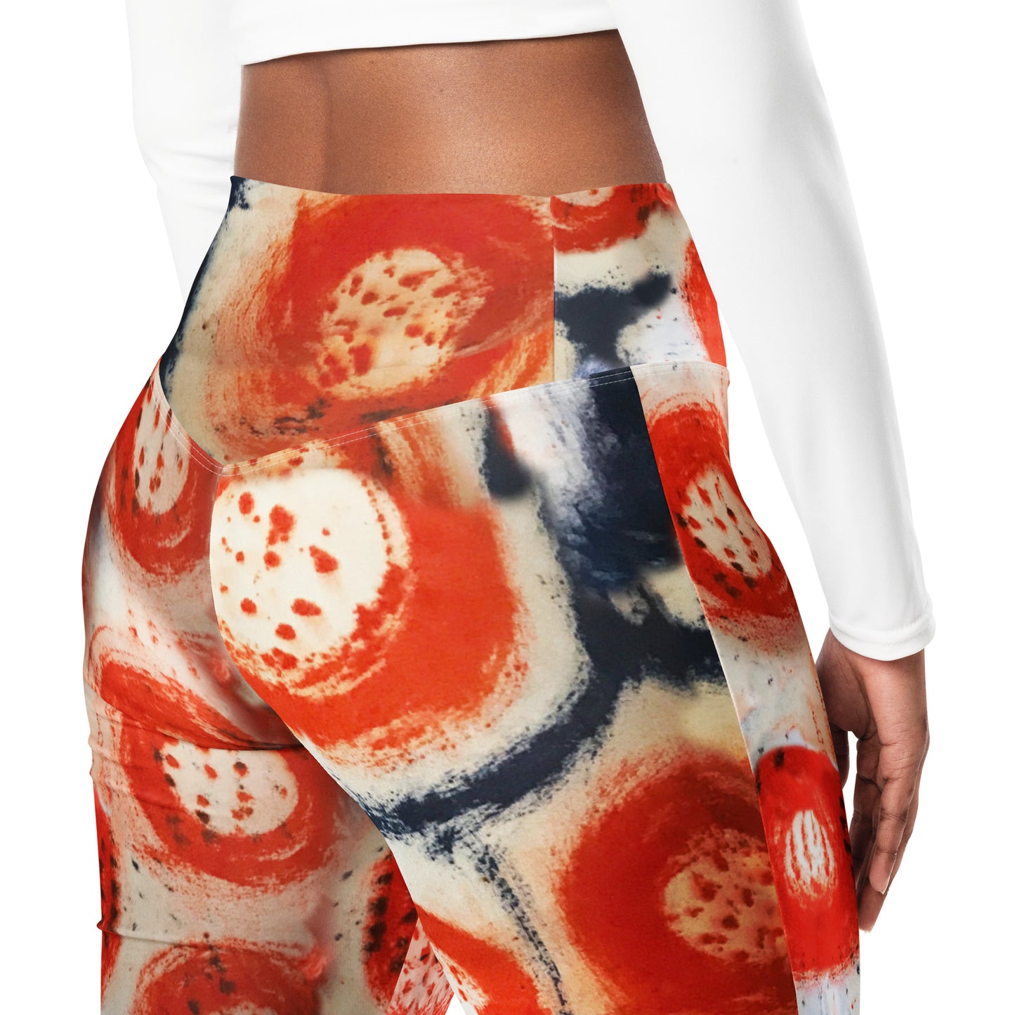 Phish Donut High Waist Flare leggings