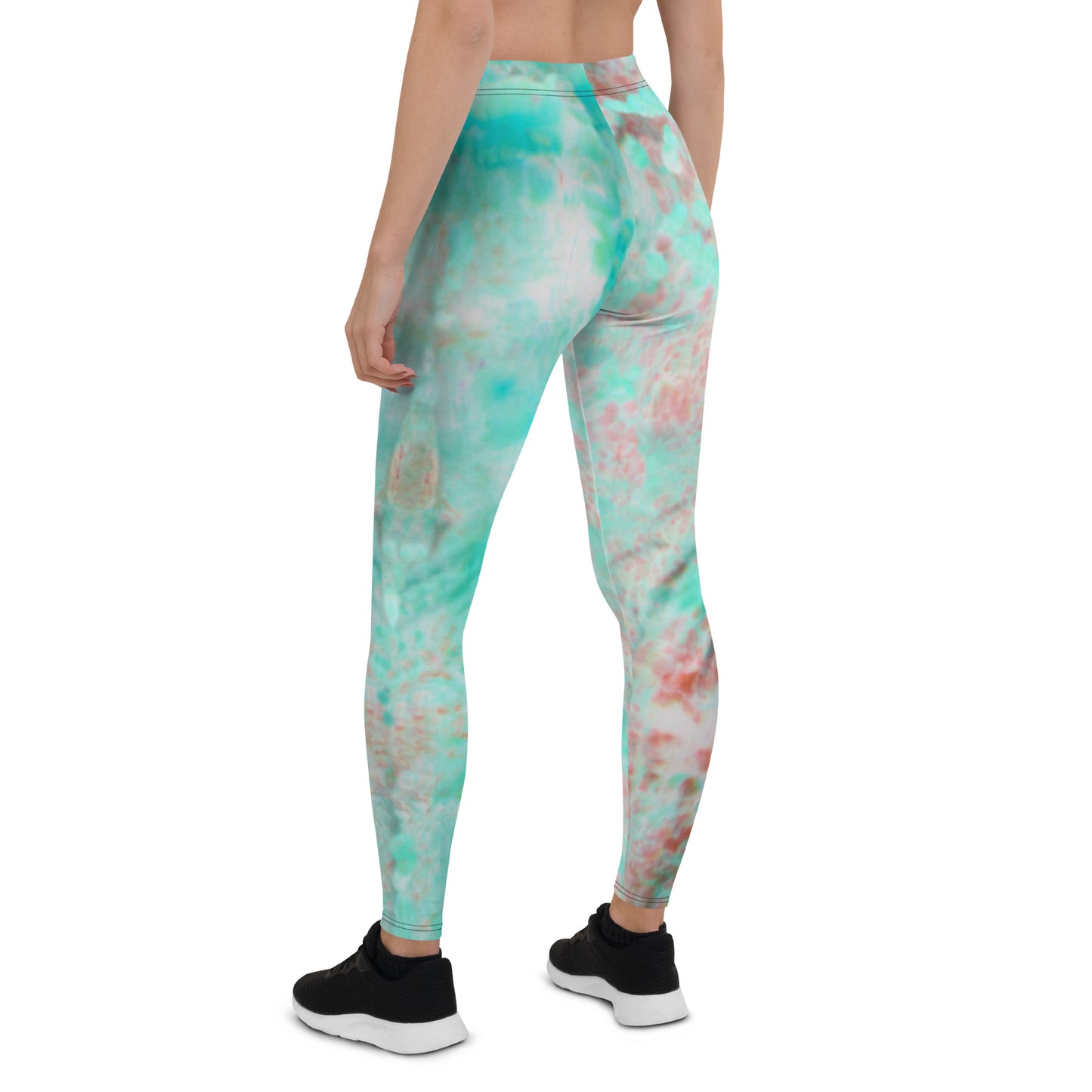 Green Low Waist Leggings