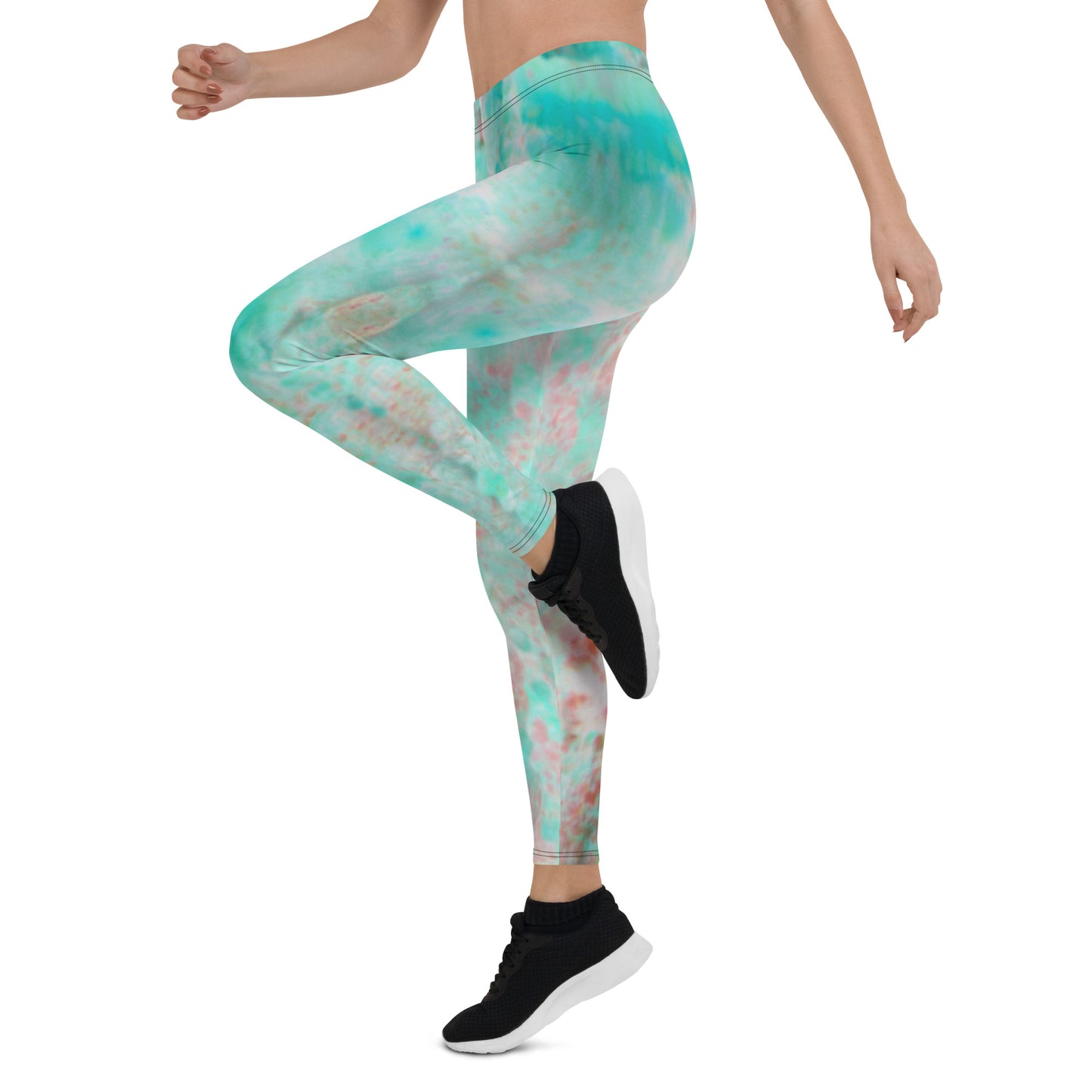 Green Low Waist Leggings