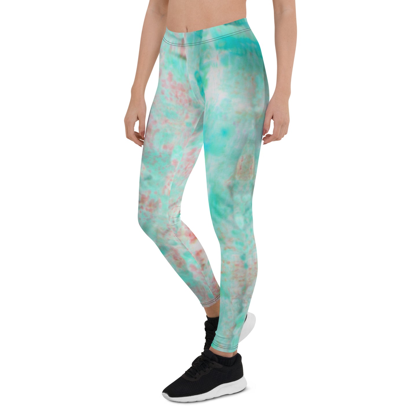 Green Low Waist Leggings