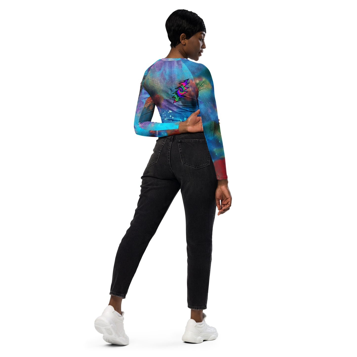 DEADPUNK Mandala long-sleeve crop