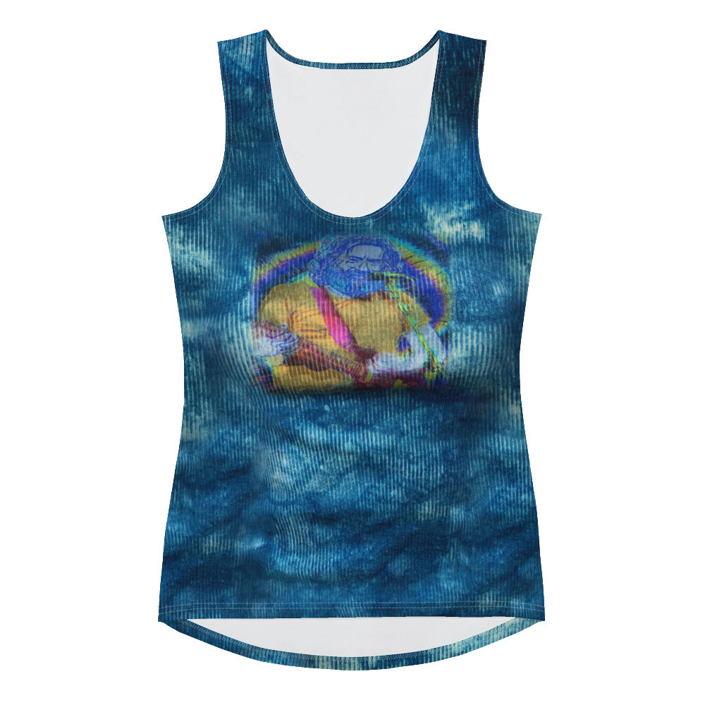 Jerry Sunflower w/ Bear Women's Tank