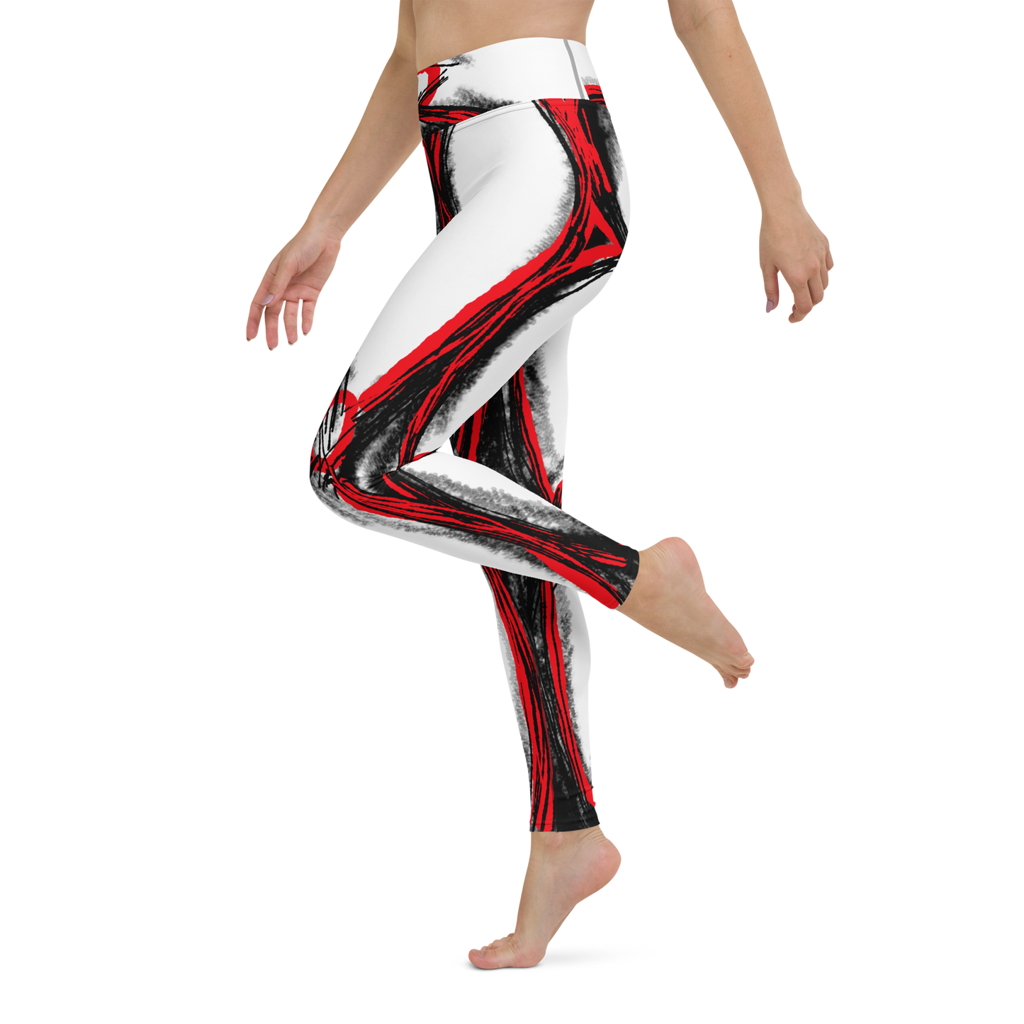 Contour Shapewear Red High Waisted Leggings