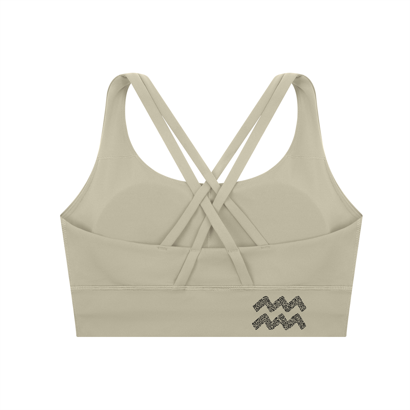 SQUIGGLE Strappy Criss-Cross Sports Bra