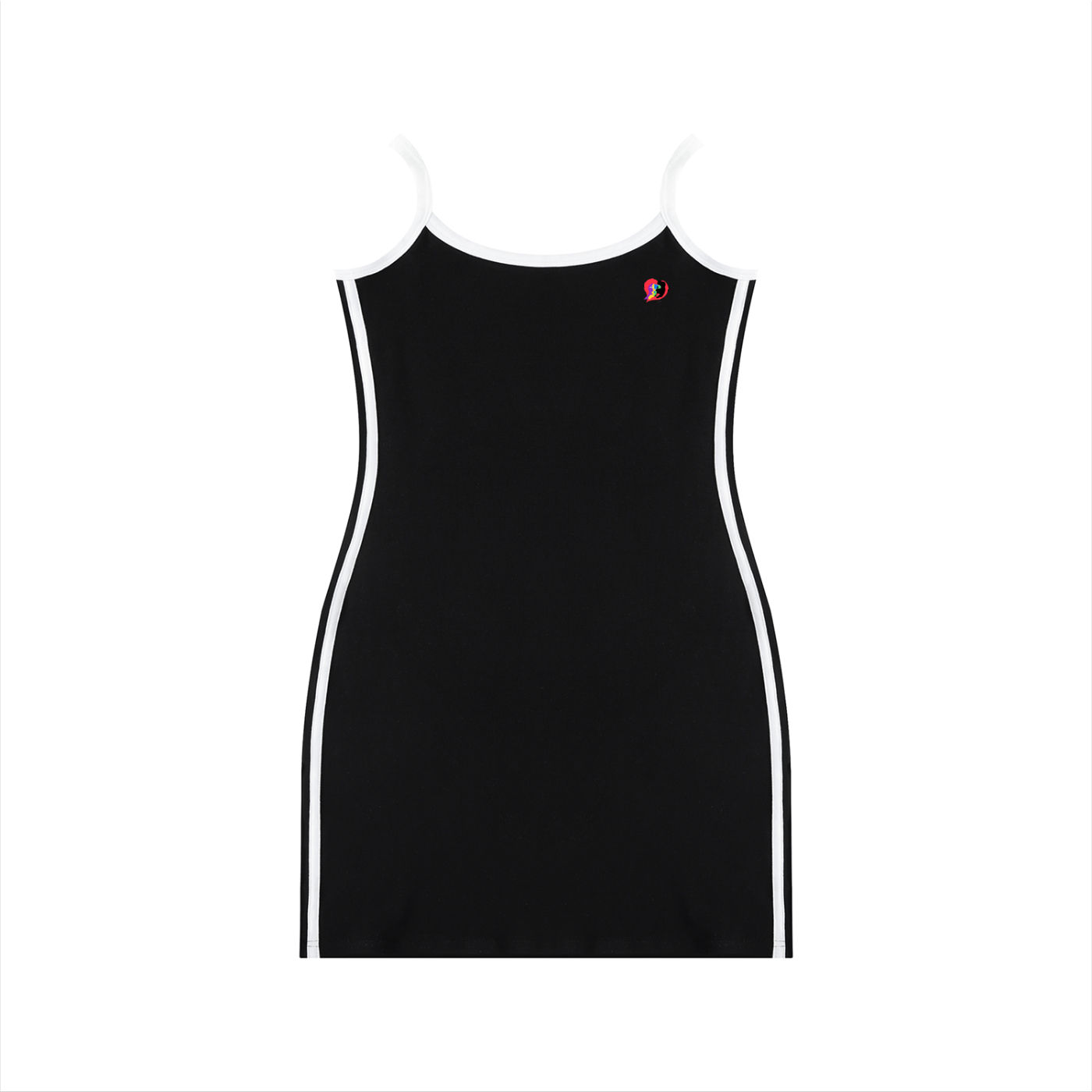 SQUIGGLE Women's Color Block Mini Dress
