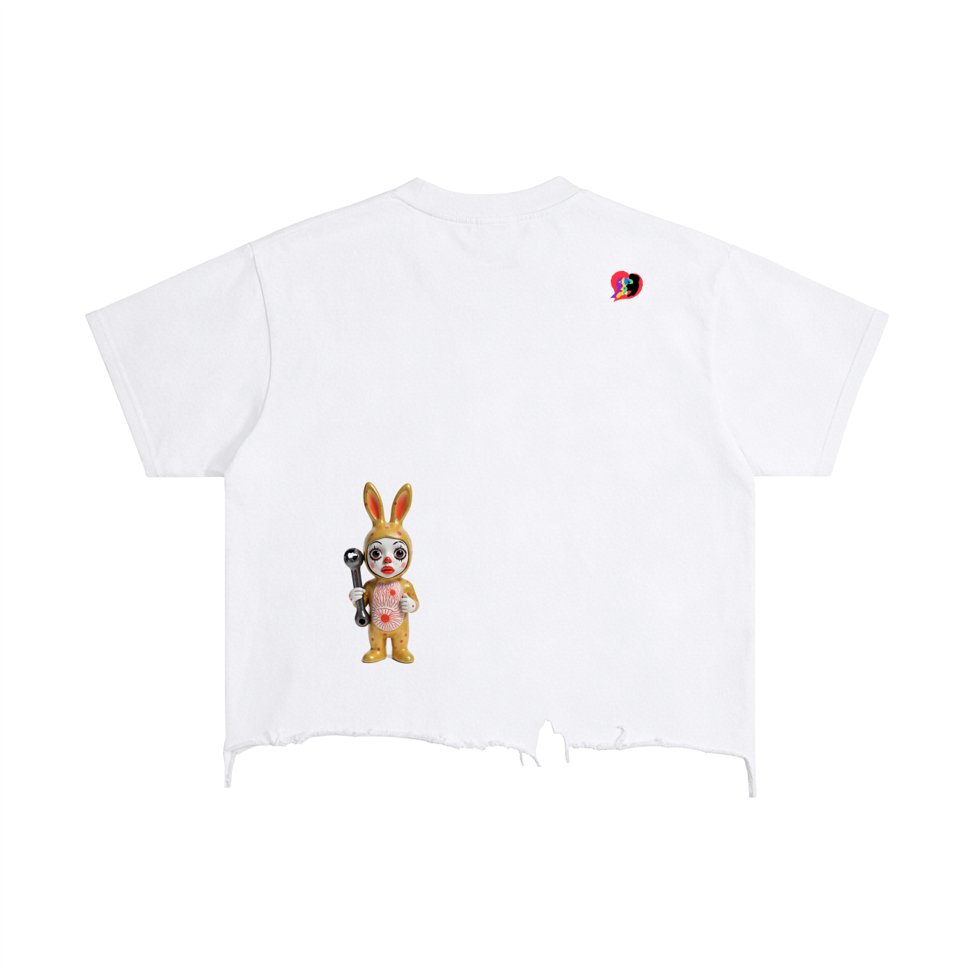 304 Vintage Wash Boxy Distressed Hem T-Shirt