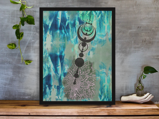 Nazca Lines & Crop Circles Watercolor Matte Posters