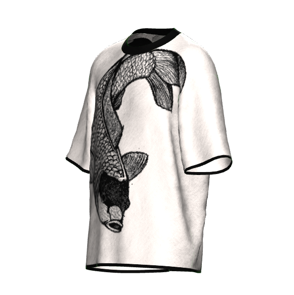 Koi Knitted Crew Neck T-Shirt