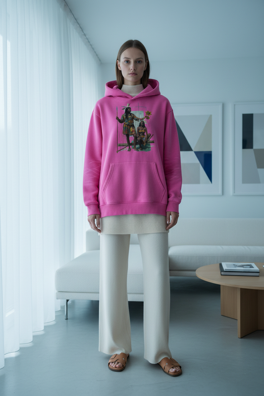 Amaru Khan Stars Sunfade Fleeced Hoodie