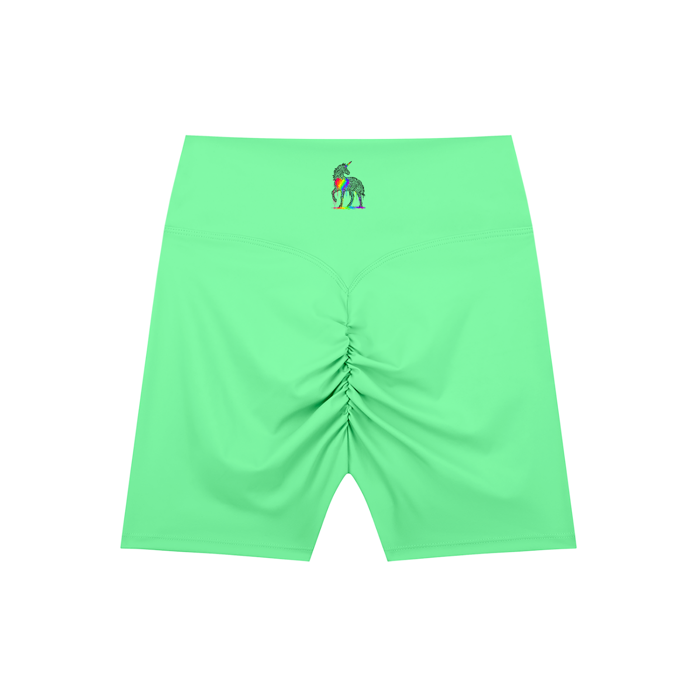 SQUIGGLE High-Waisted Blend Biker Shorts