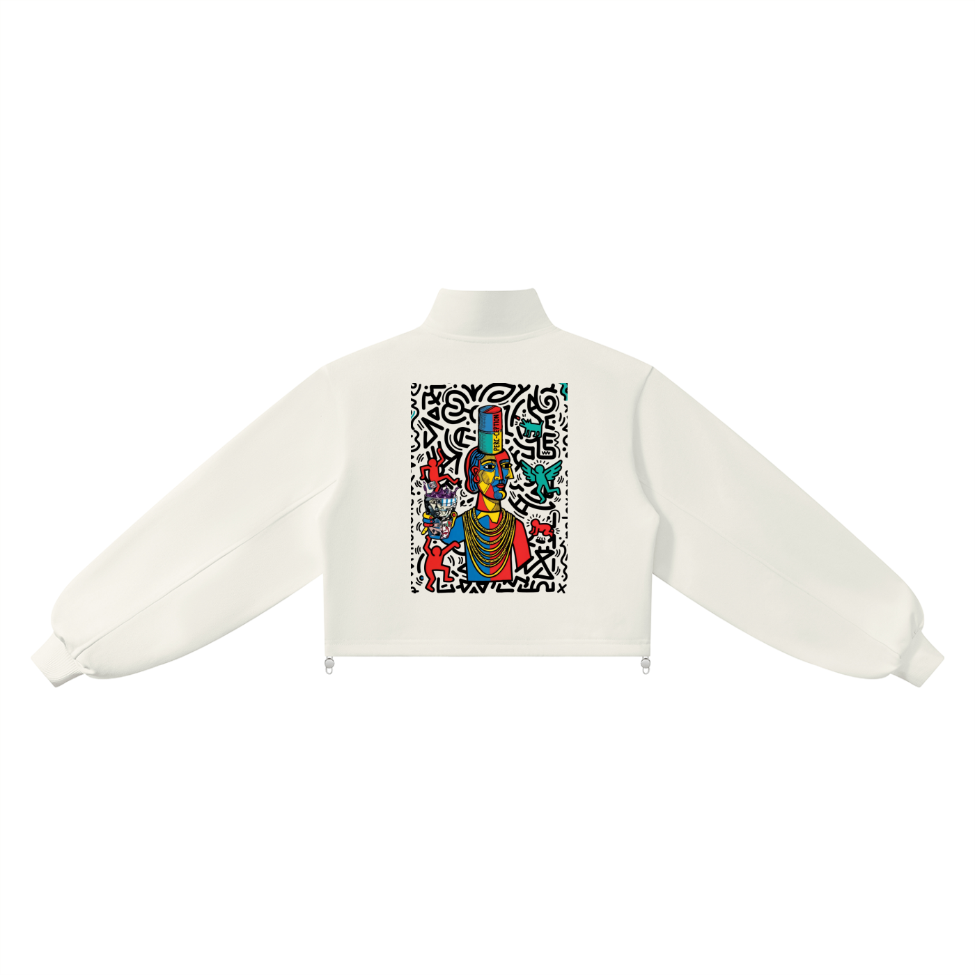 Lifes a Party Women’s Mock-Neck Quarter-Zip Sweatshirt