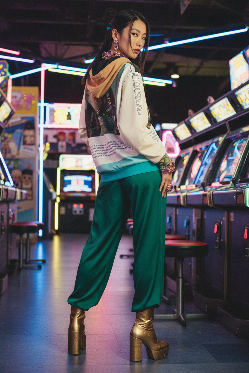 Dalnim Aziza & Fae Unisex Pullover Hoodie Cotton