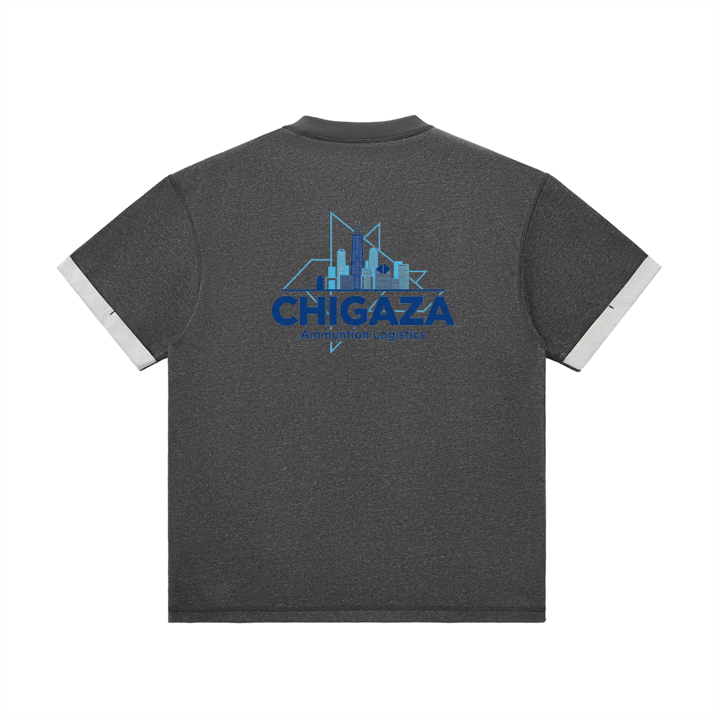 ChiGaza Chiraq Chicago Contrast Cuff Cuffed T-Shirt