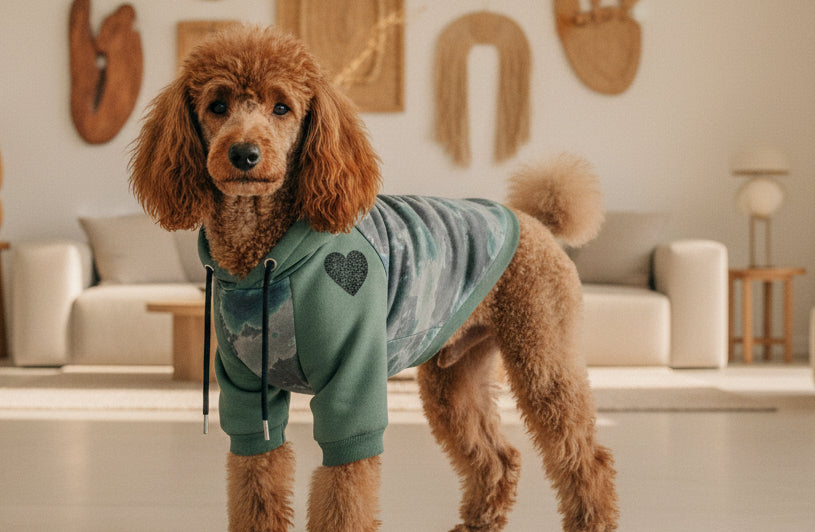 Spots Hooded Cotton Sweatshirt for Pets