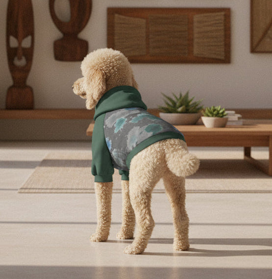 Spots Hooded Cotton Sweatshirt for Pets
