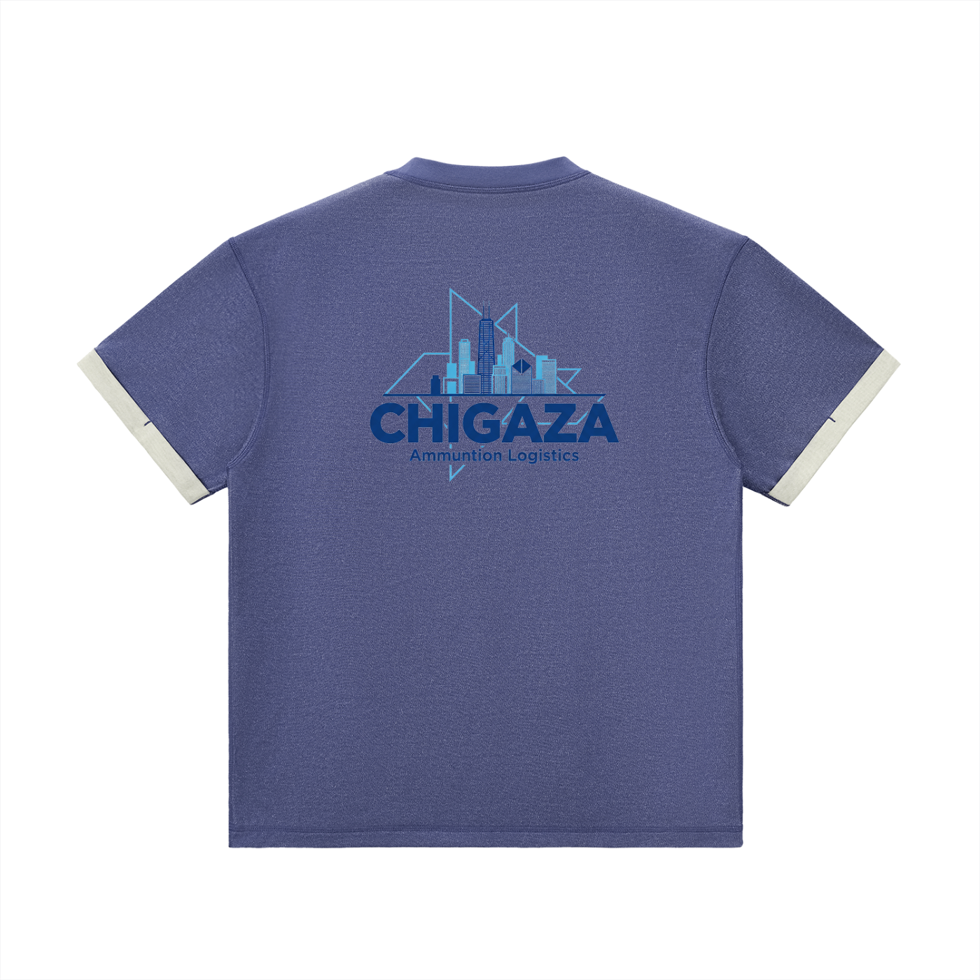 ChiGaza Chiraq Chicago Contrast Cuff Cuffed T-Shirt