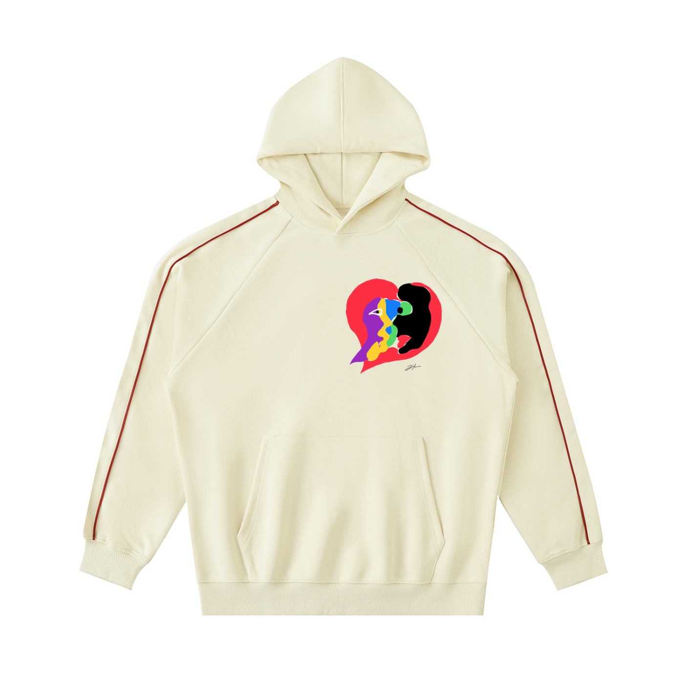 RatChet BunneeZ Contrast Piping Raglan Hoodie