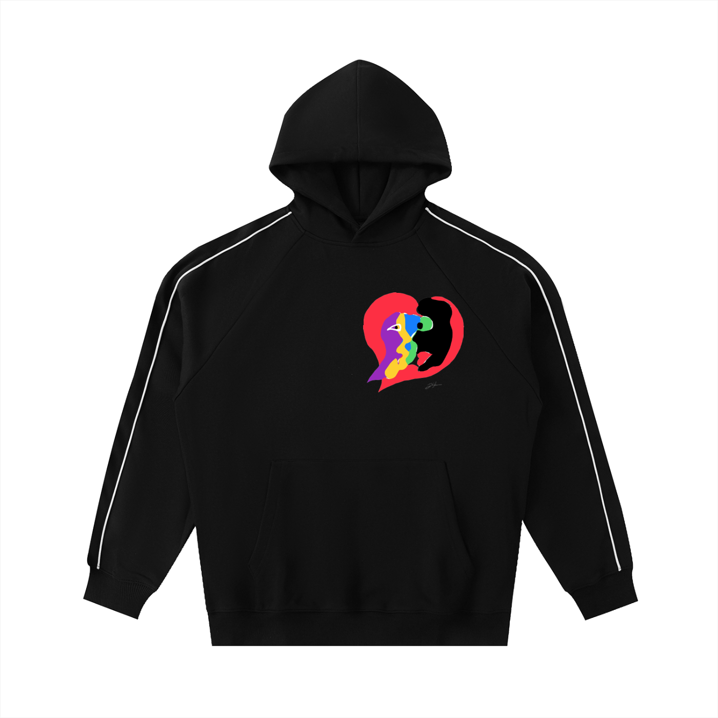 RatChet BunneeZ Contrast Piping Raglan Hoodie