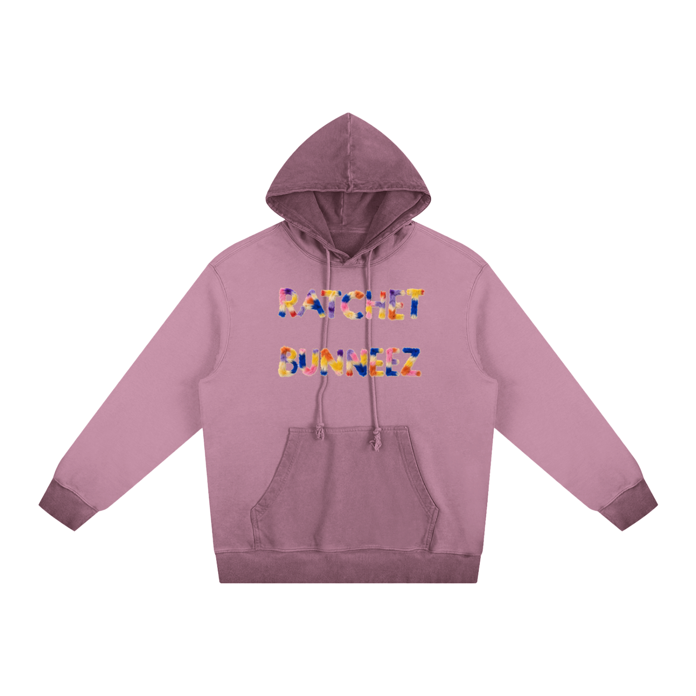 Ratchet Bunneez Ombre Stone Washed Colorpointed Hoodie
