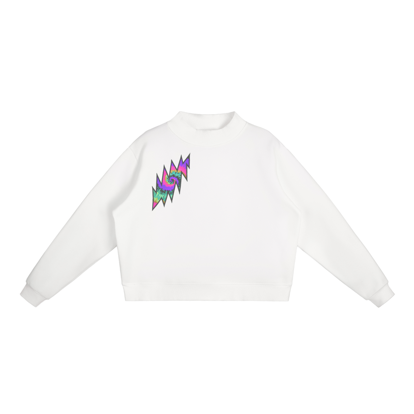 Dead Head Thunder Essential Fleece Mid-Neck Crew Sweatshirt