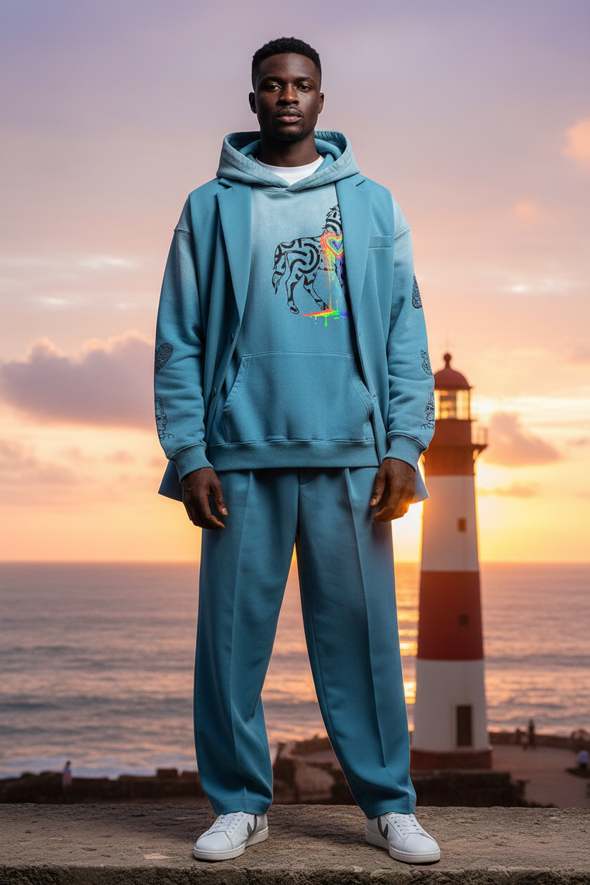 SQUIG Heavyweight Sunfade Oversized Hoodie
