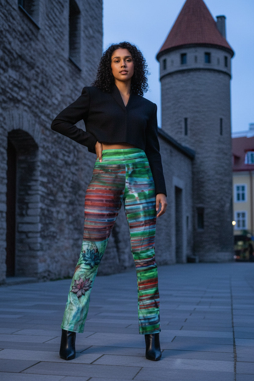 Freshies High Waist Flare leggings