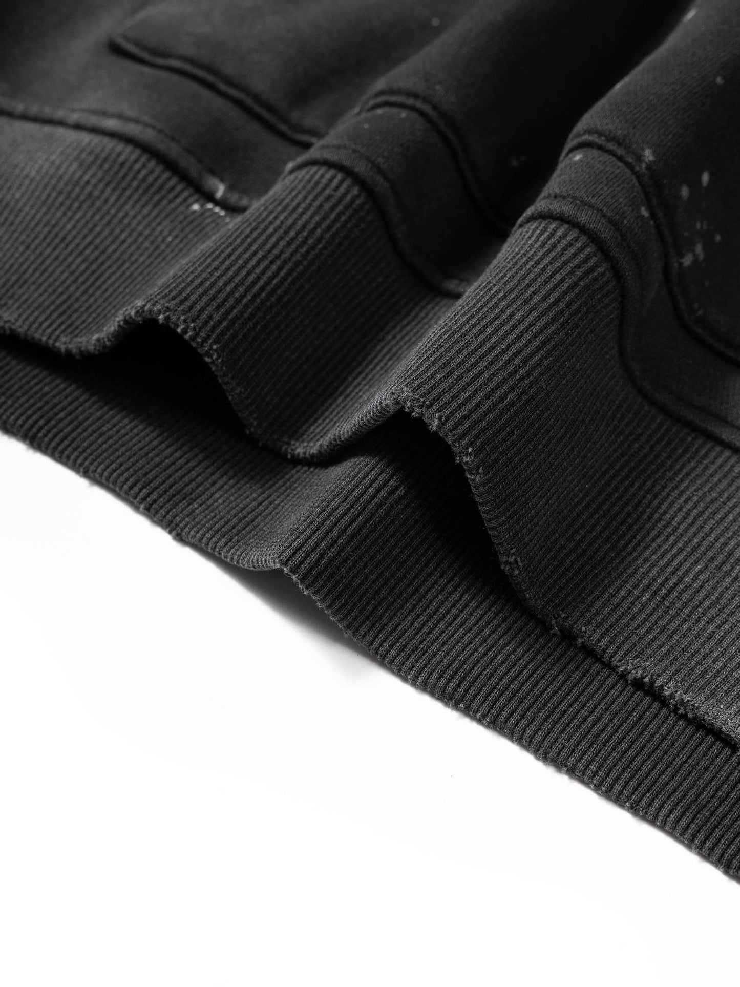 AmaruKhan Hebrews Vintage Washed Frayed Fleece Hoodie