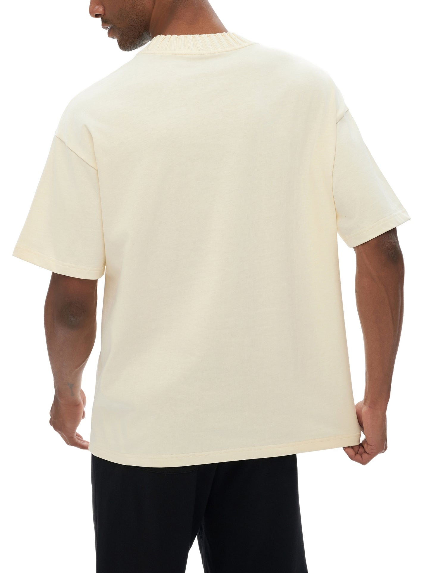 AmaruKhan Hebrews Heavyweight Knitted Round Neck T-Shirt