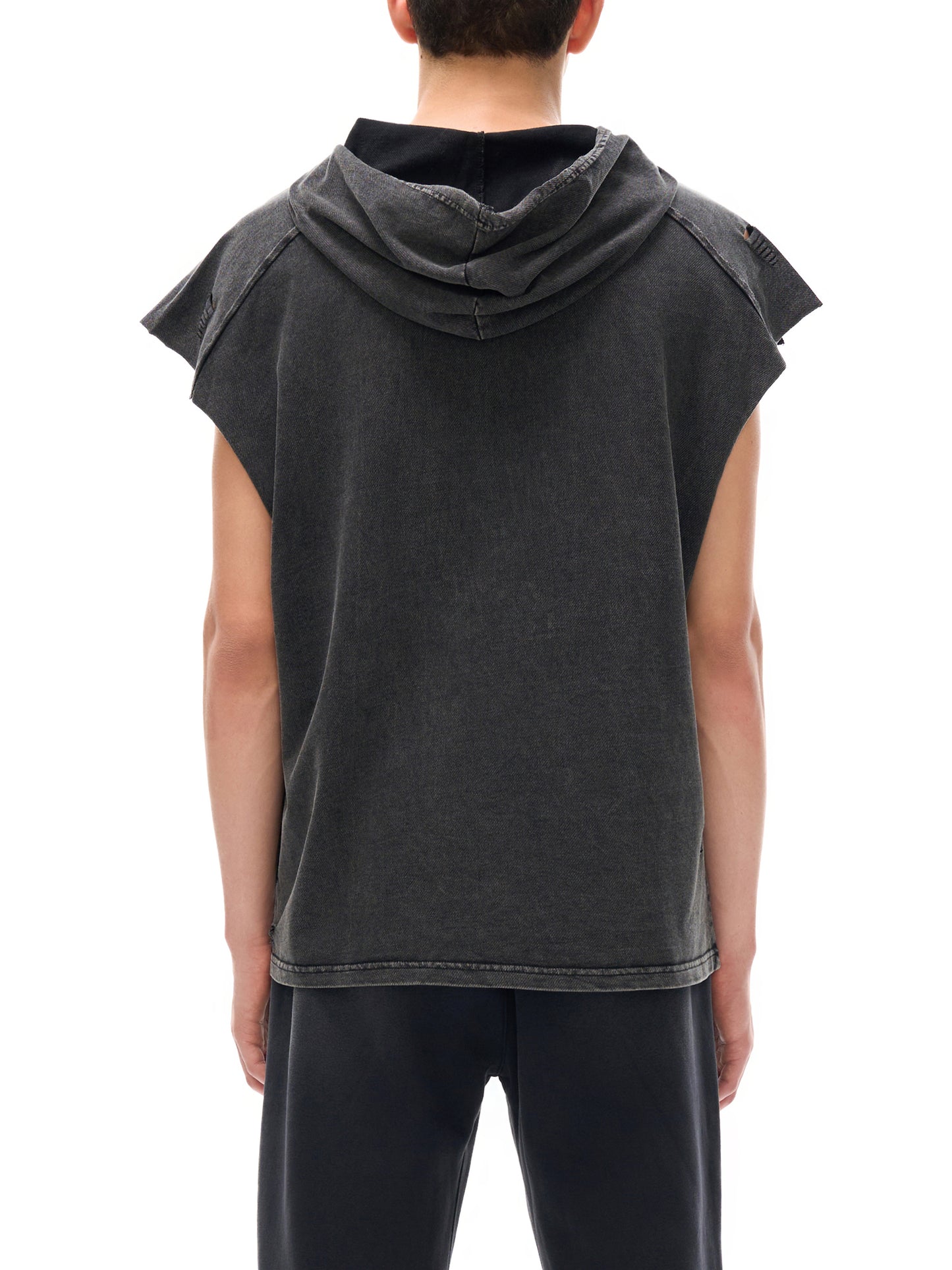 SQUIG Vintage Washed Boxy Hooded Tank Top