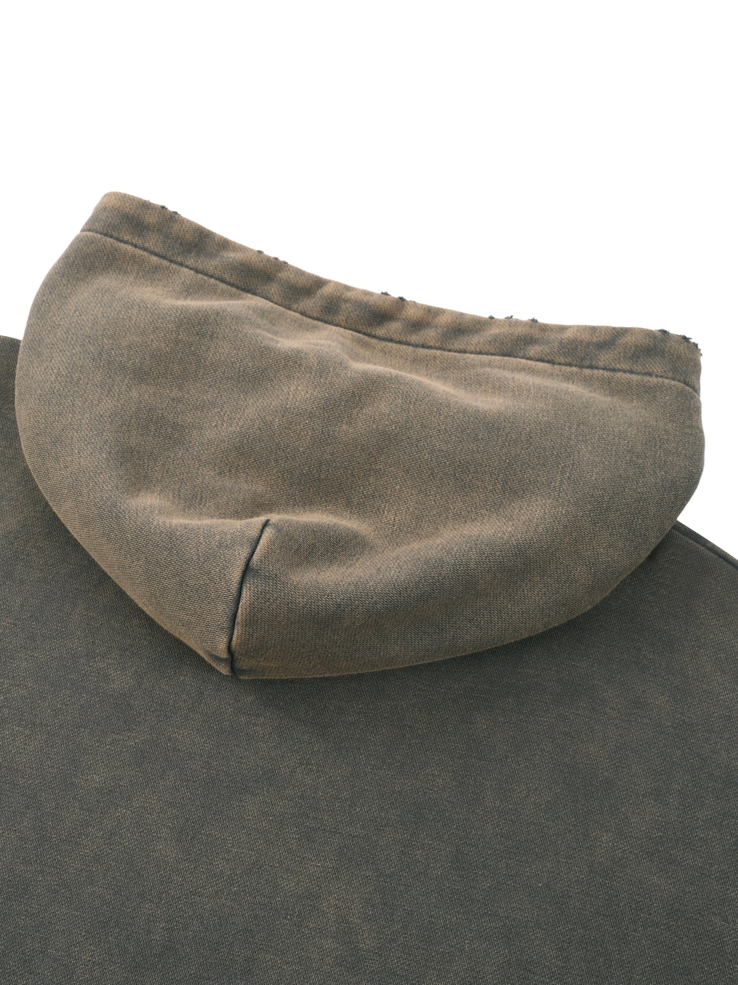 Jerry Garcia Mandala Vintage Washed Frayed-Hem Hoodie