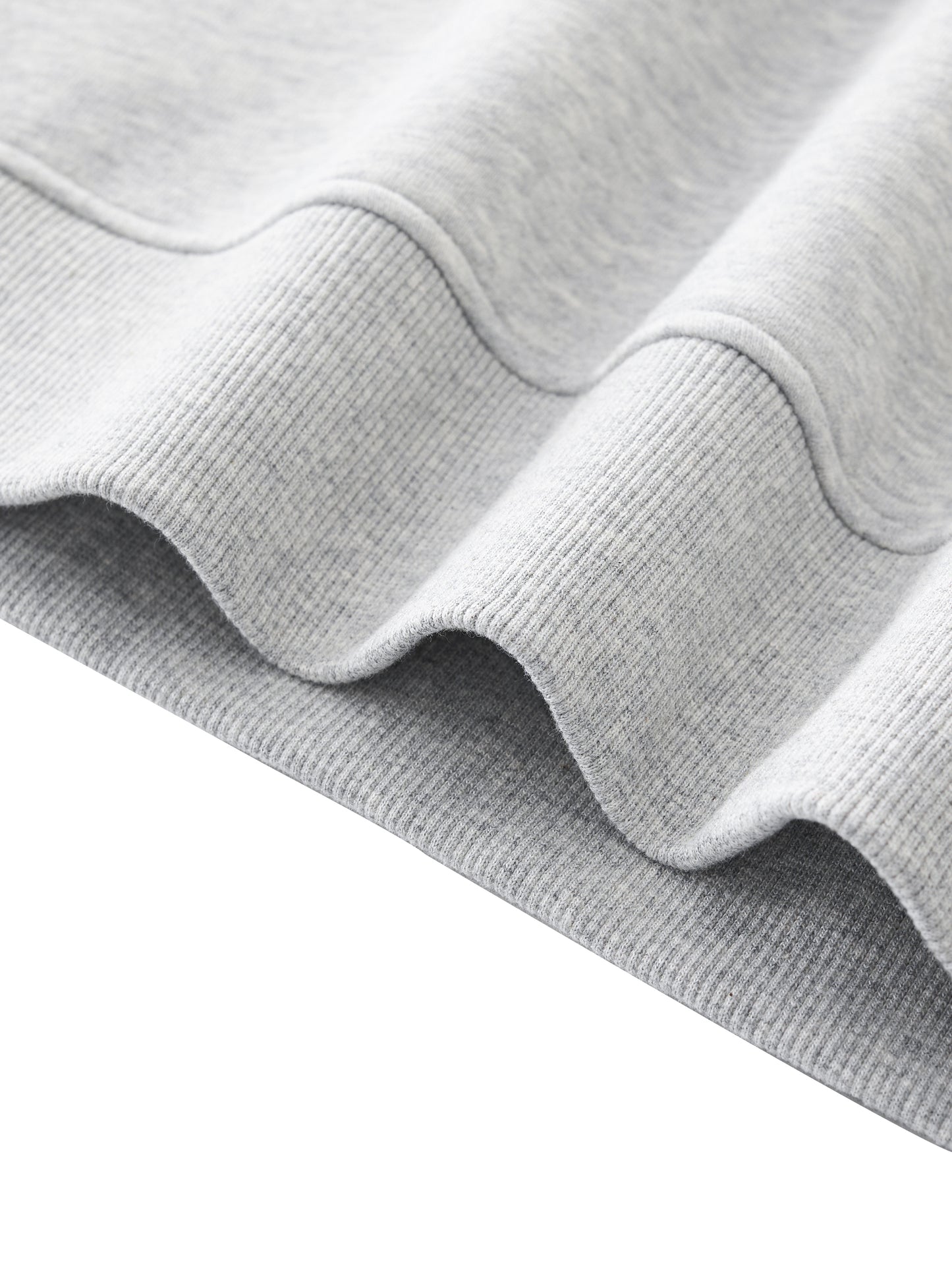 SQUIGGLE Essential Fleece Mock-Neck Crew Sweatshirt