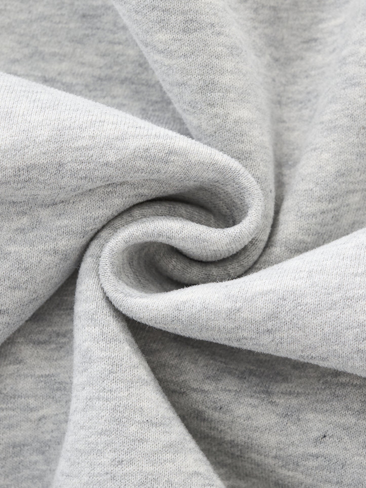 SQUIGGLE Essential Fleece Mock-Neck Crew Sweatshirt
