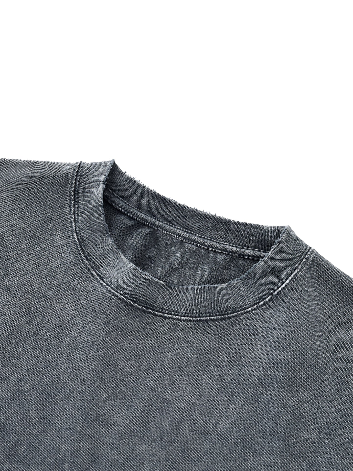 Love Pillcaso Snow Wash Raw-Hem Boxy T-shirt