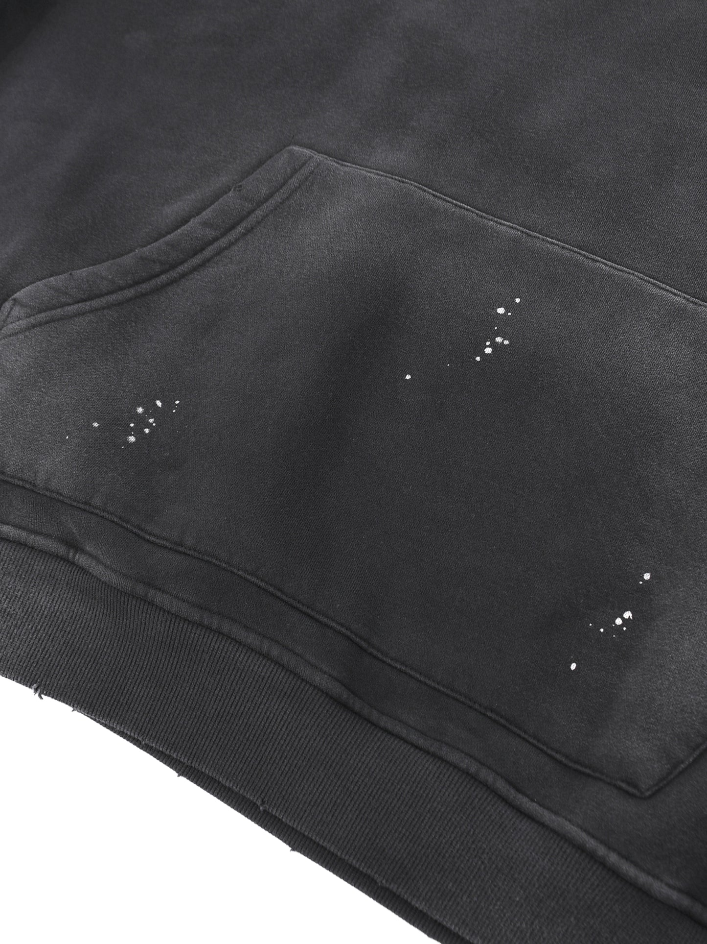 SQUIG Vintage Washed Frayed Fleece Hoodie