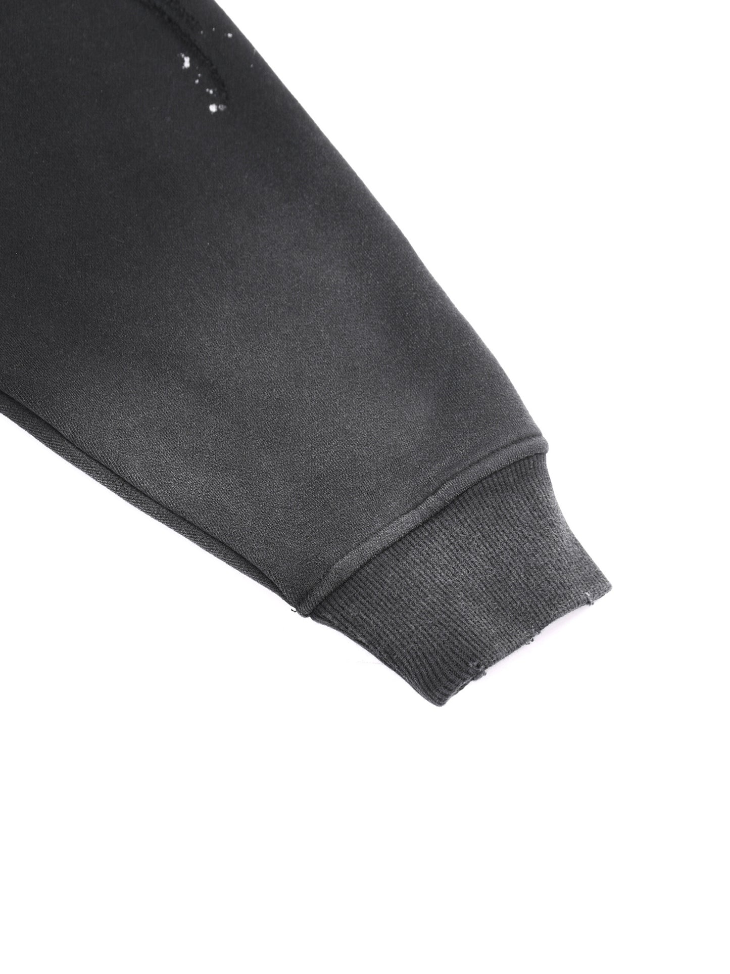 SQUIG Vintage Washed Frayed Fleece Hoodie