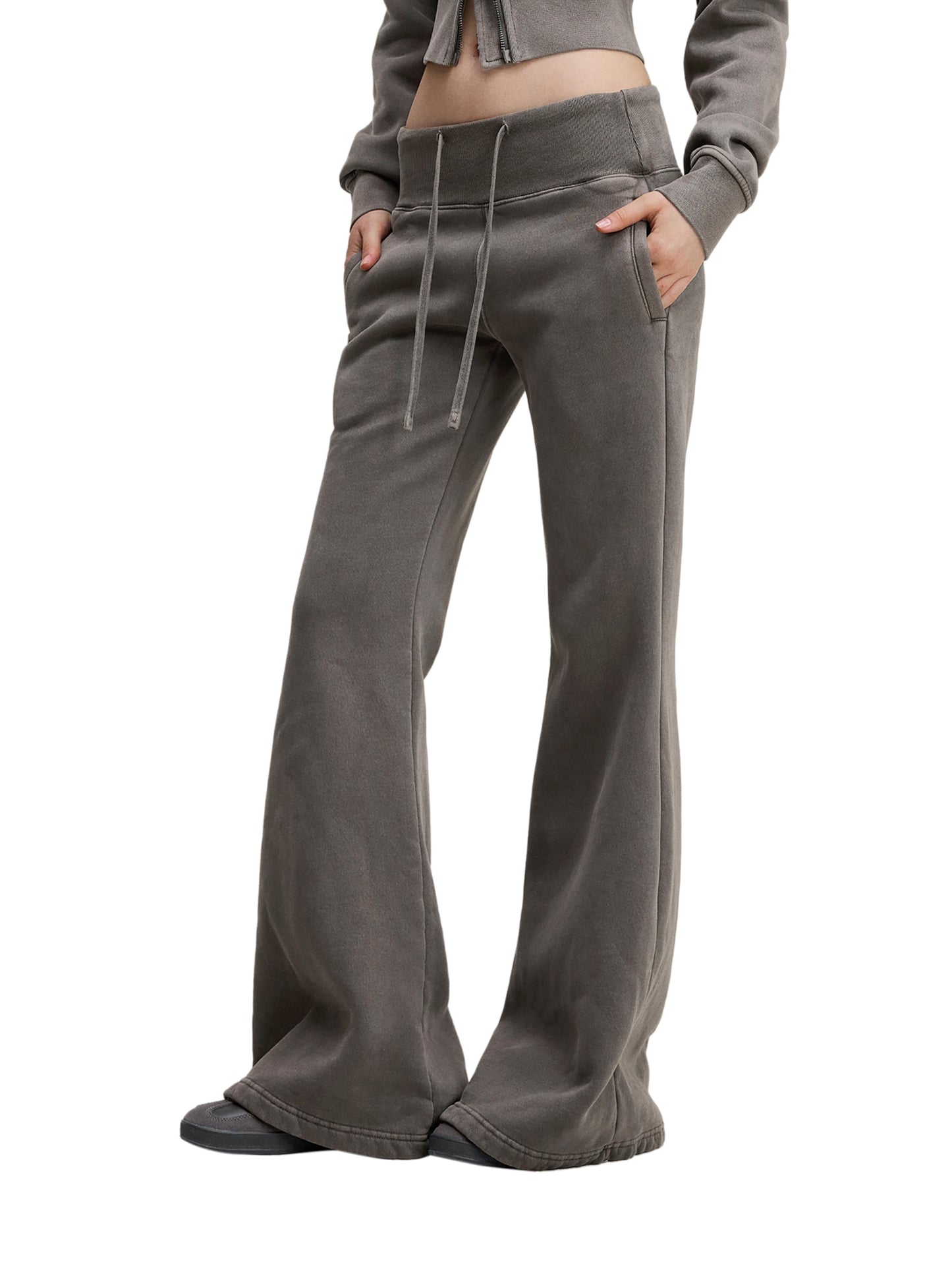 AmaruKhan Stars Vintage Washed Flared Fleece Pants