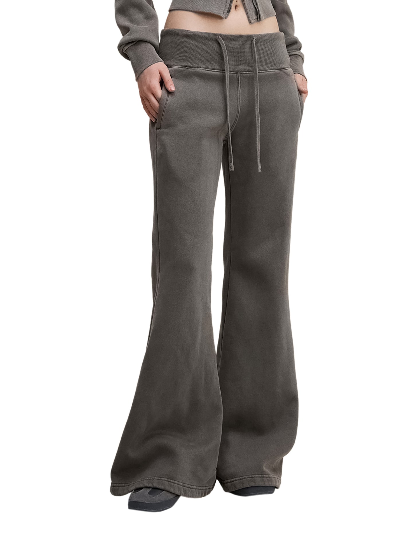 AmaruKhan Stars Vintage Washed Flared Fleece Pants