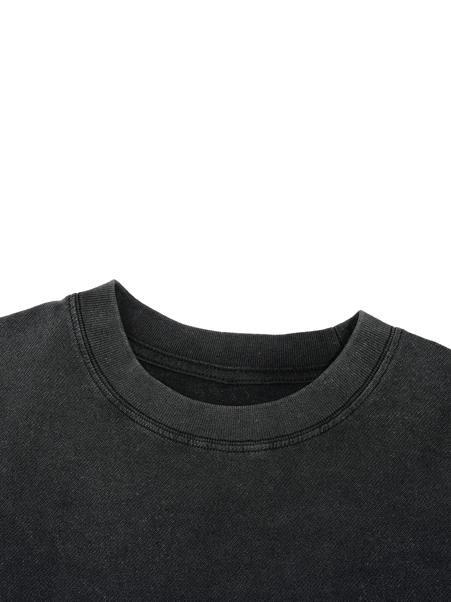 Lord Destro Vintage Wash Boxy Distressed Hem T-Shirt