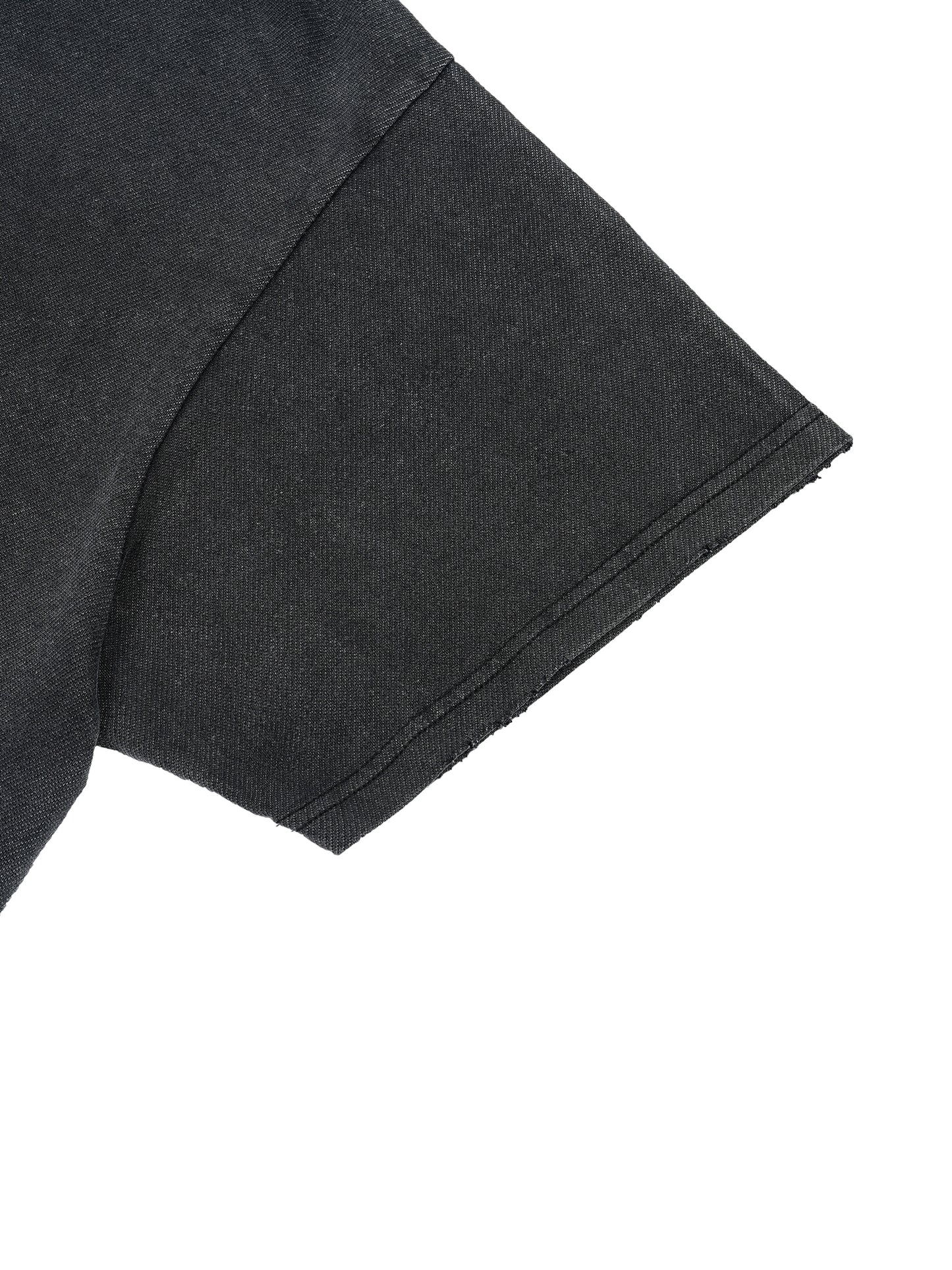 304 Vintage Wash Boxy Distressed Hem T-Shirt