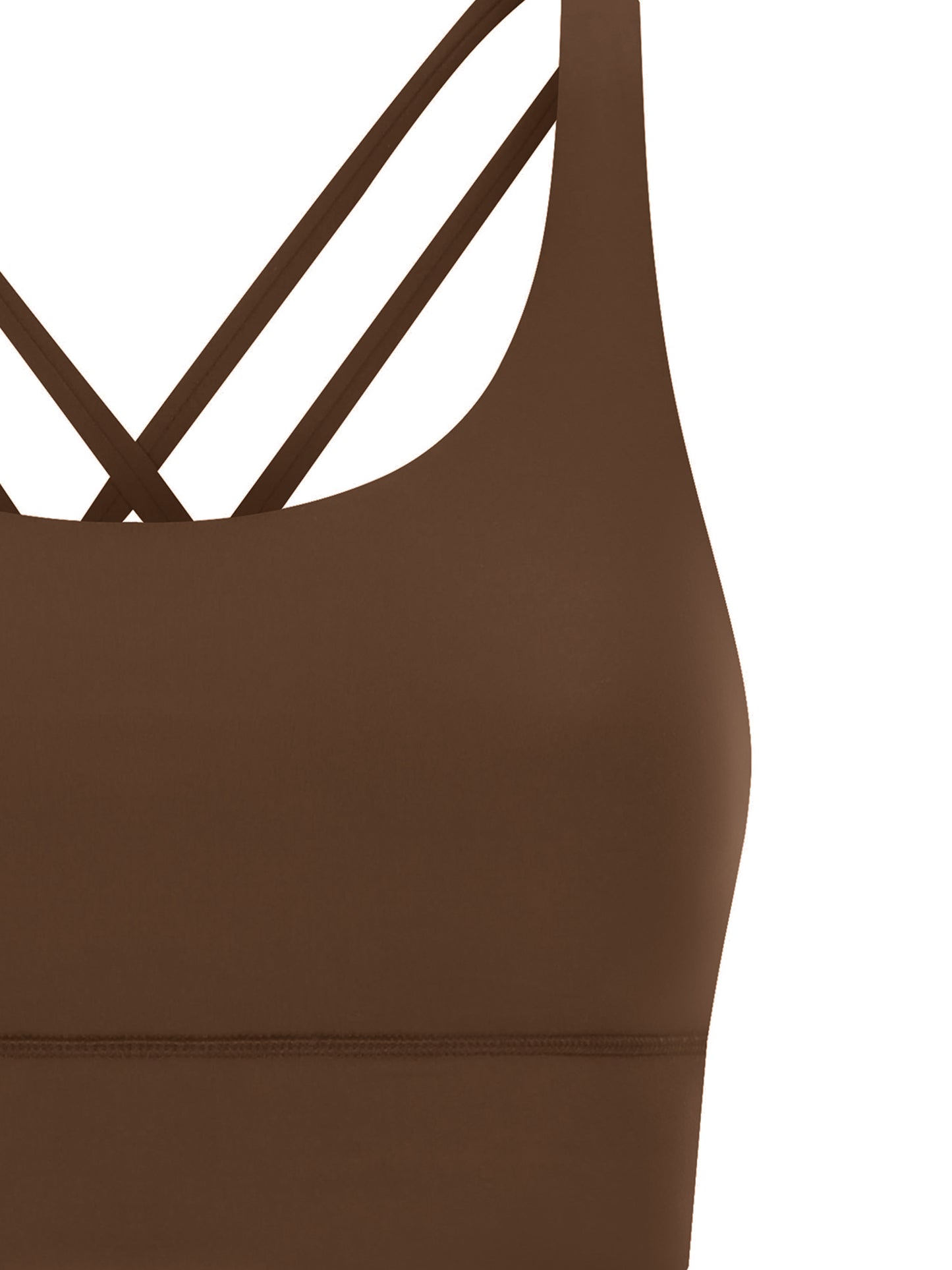 SQUIGGLE Strappy Criss-Cross Sports Bra