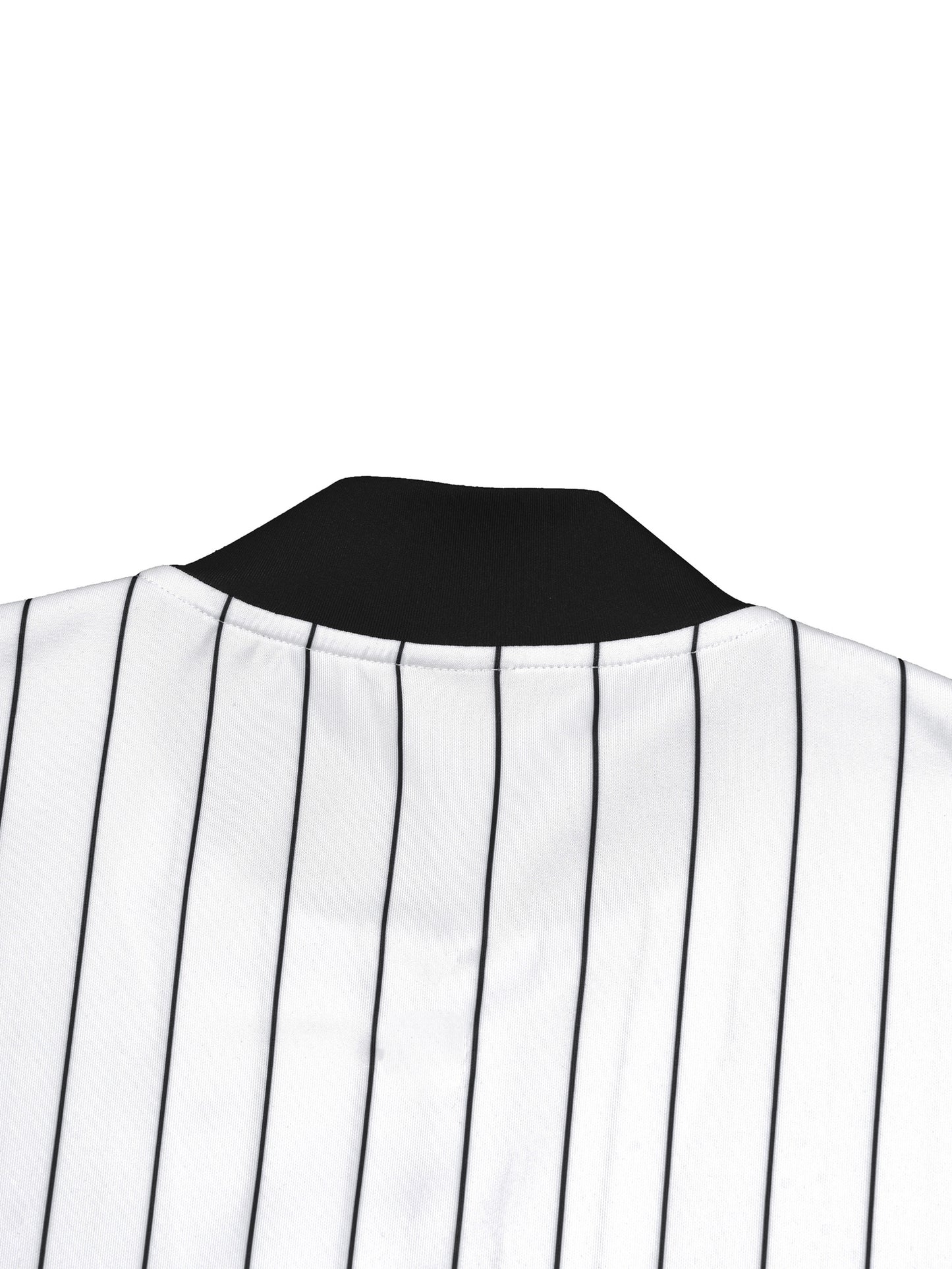 I Am the Way Unisex Striped Full-Zip Baseball Jersey