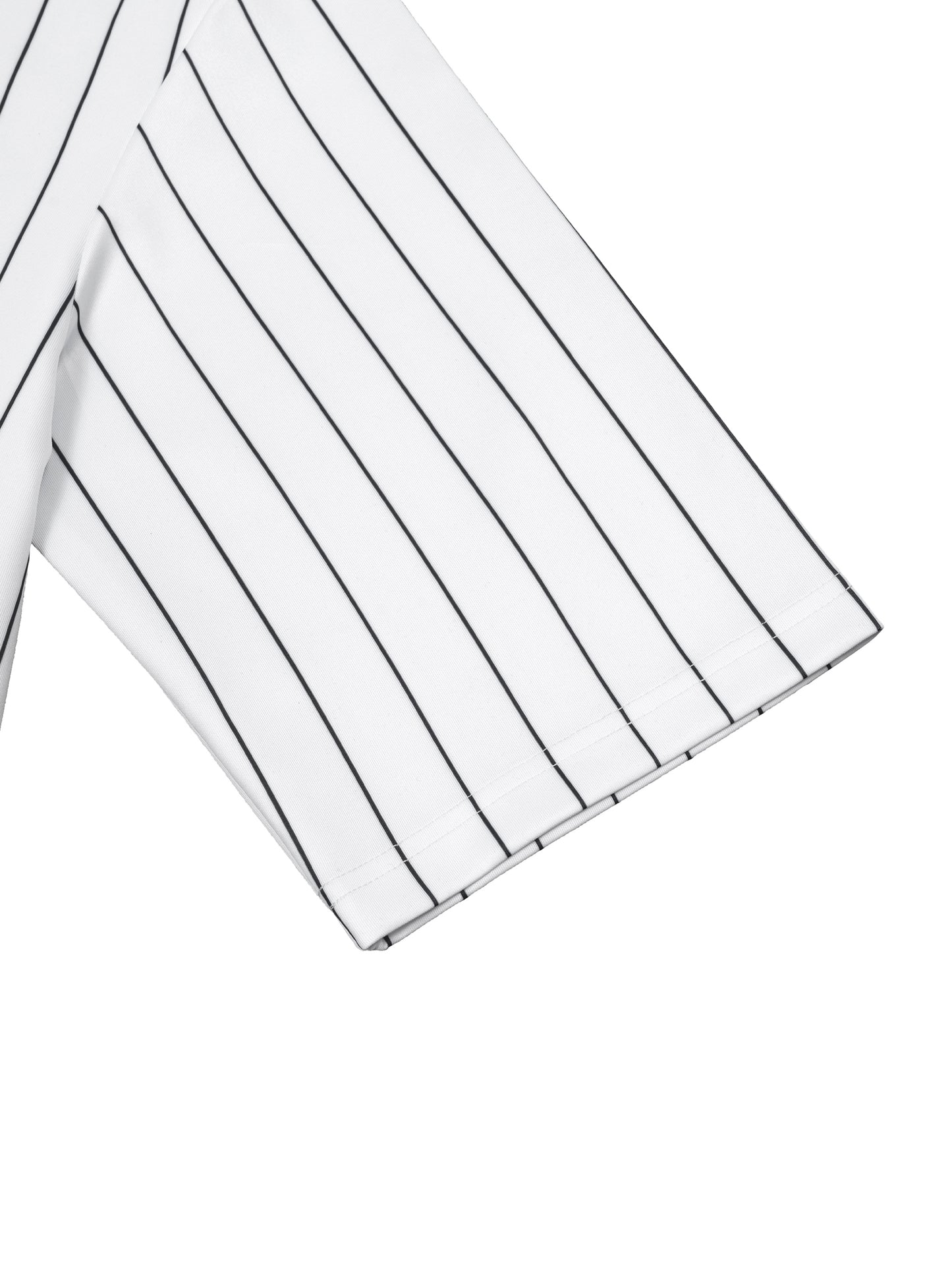 I Am the Way Unisex Striped Full-Zip Baseball Jersey