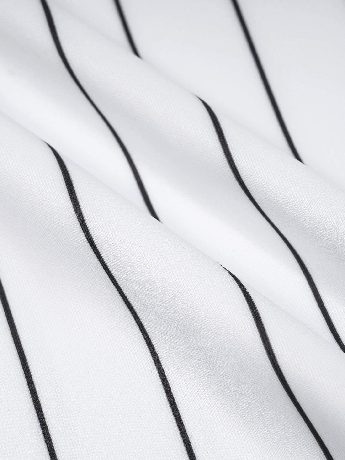 Squiggle It Unisex Striped Loose V-Neck T-Shirt