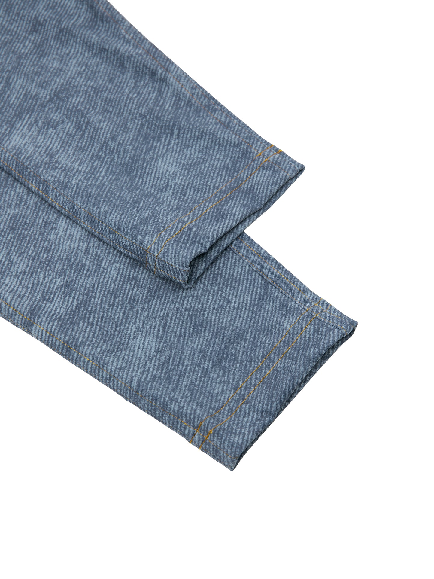 SQUIGGLE Women's Faux Denim Zip-Fly Leggings