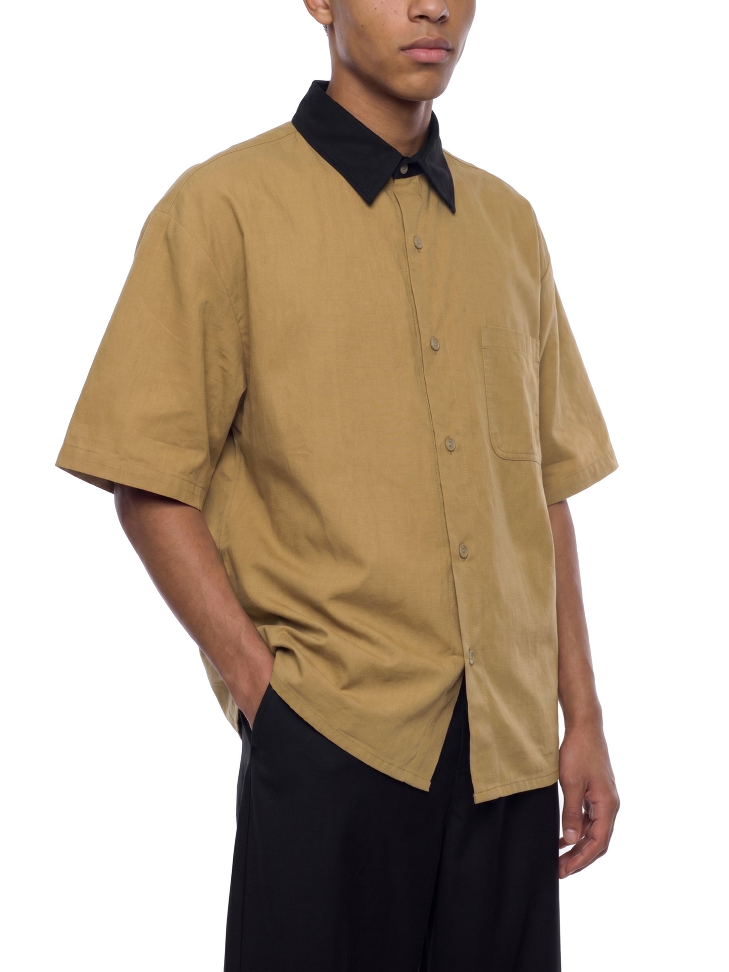 SQUIGGLE Unisex Color Block Short Sleeve Shirt