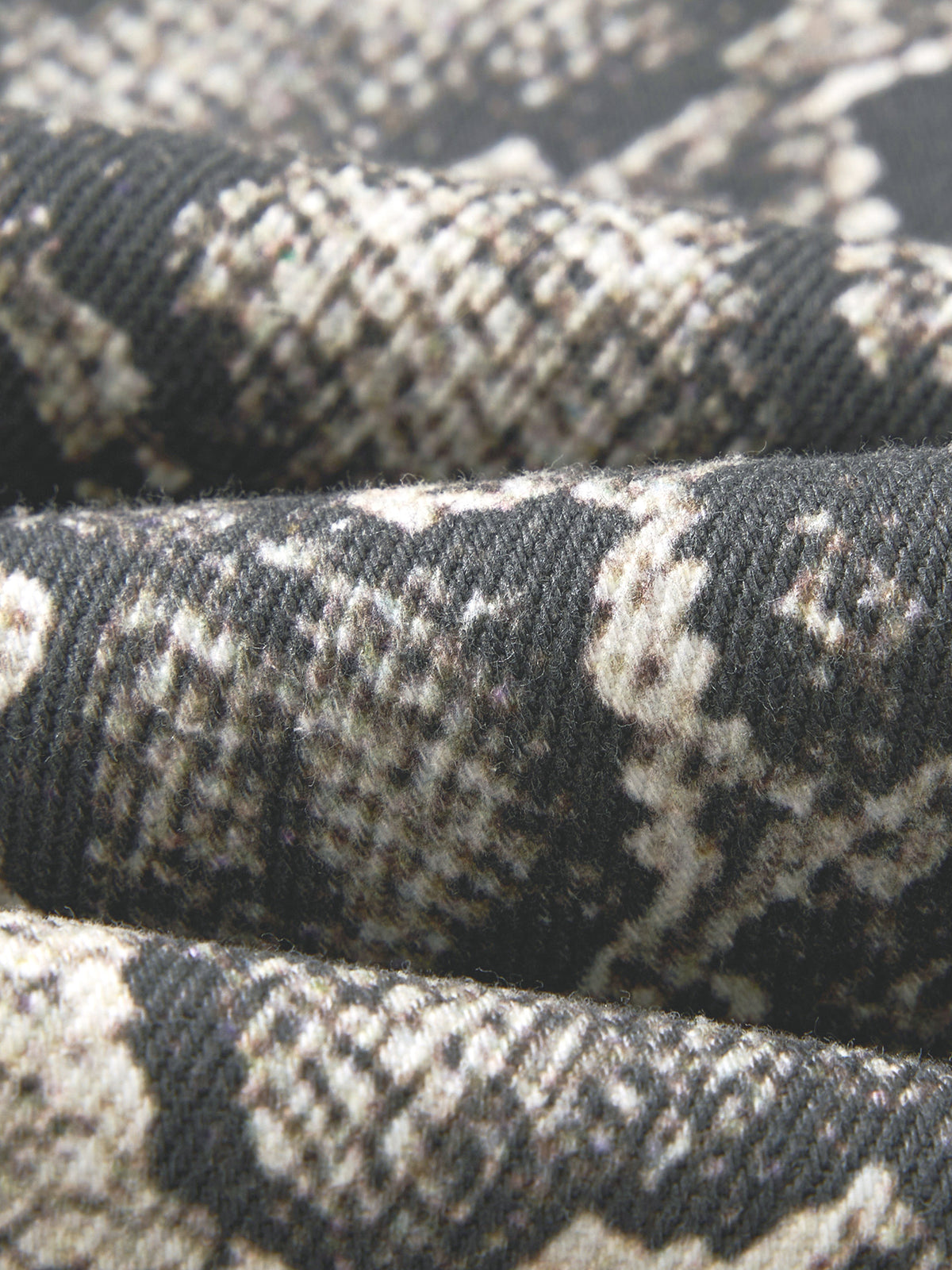 Foundational BLK Men's Snake Print Barrel Leg Pants