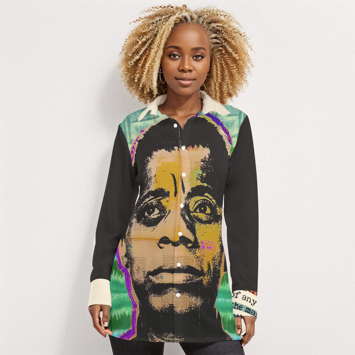 James Baldwin Dangerous Women's Shirt Cotton poplin