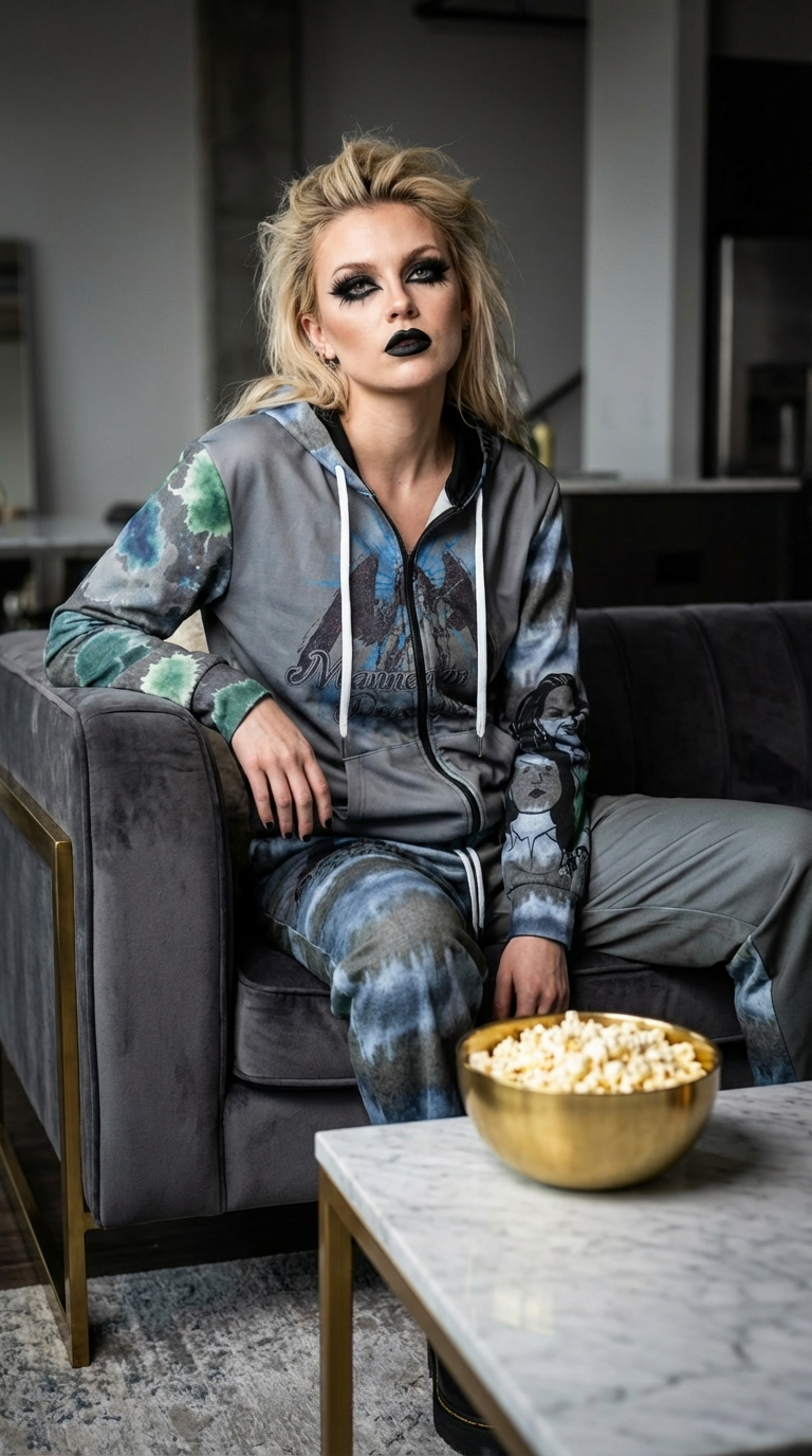 Mannequin Pussy Unisex Zip-Up Cotton Hoodie