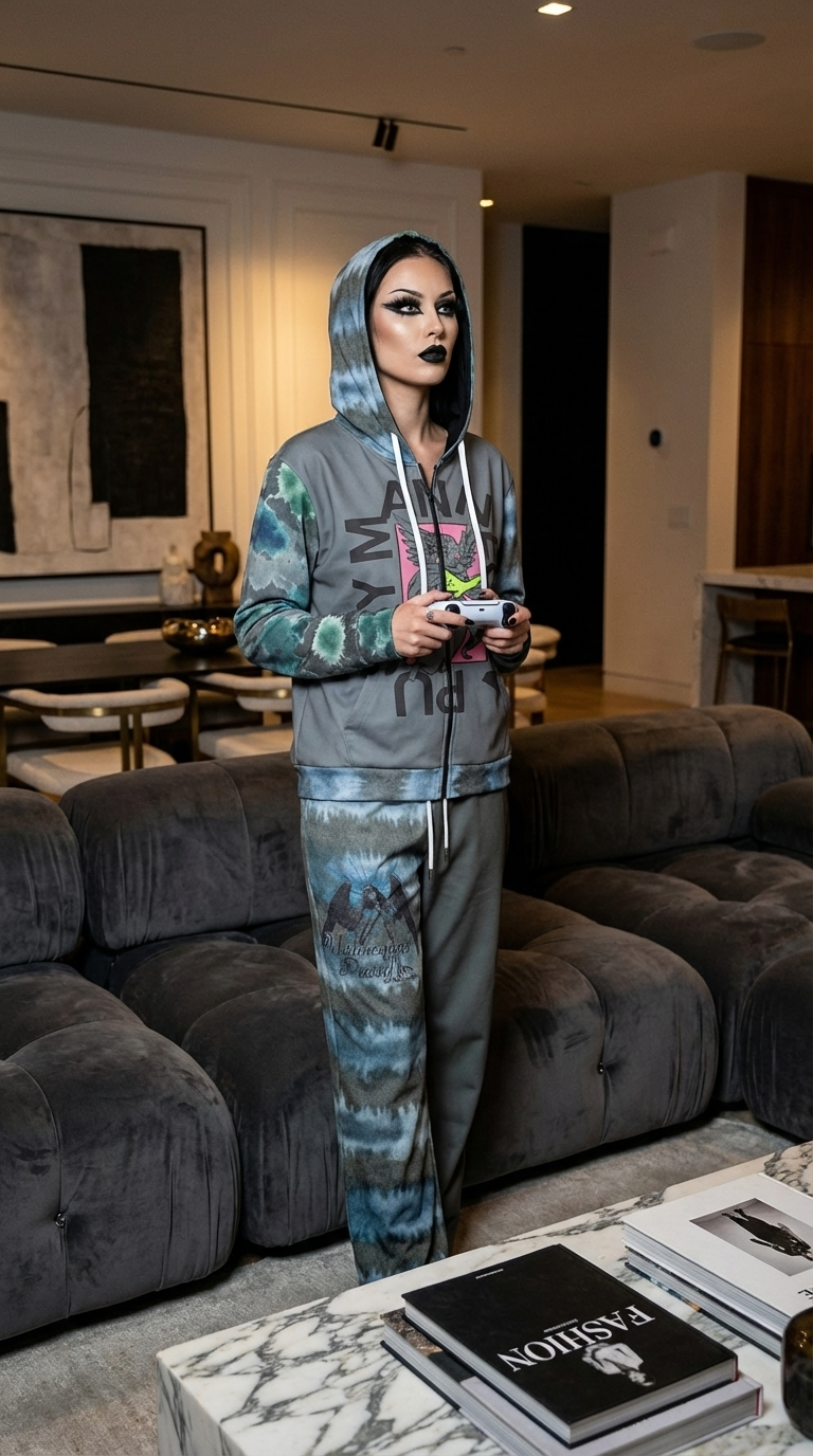 Mannequin Pussy Unisex Zip-Up Cotton Hoodie