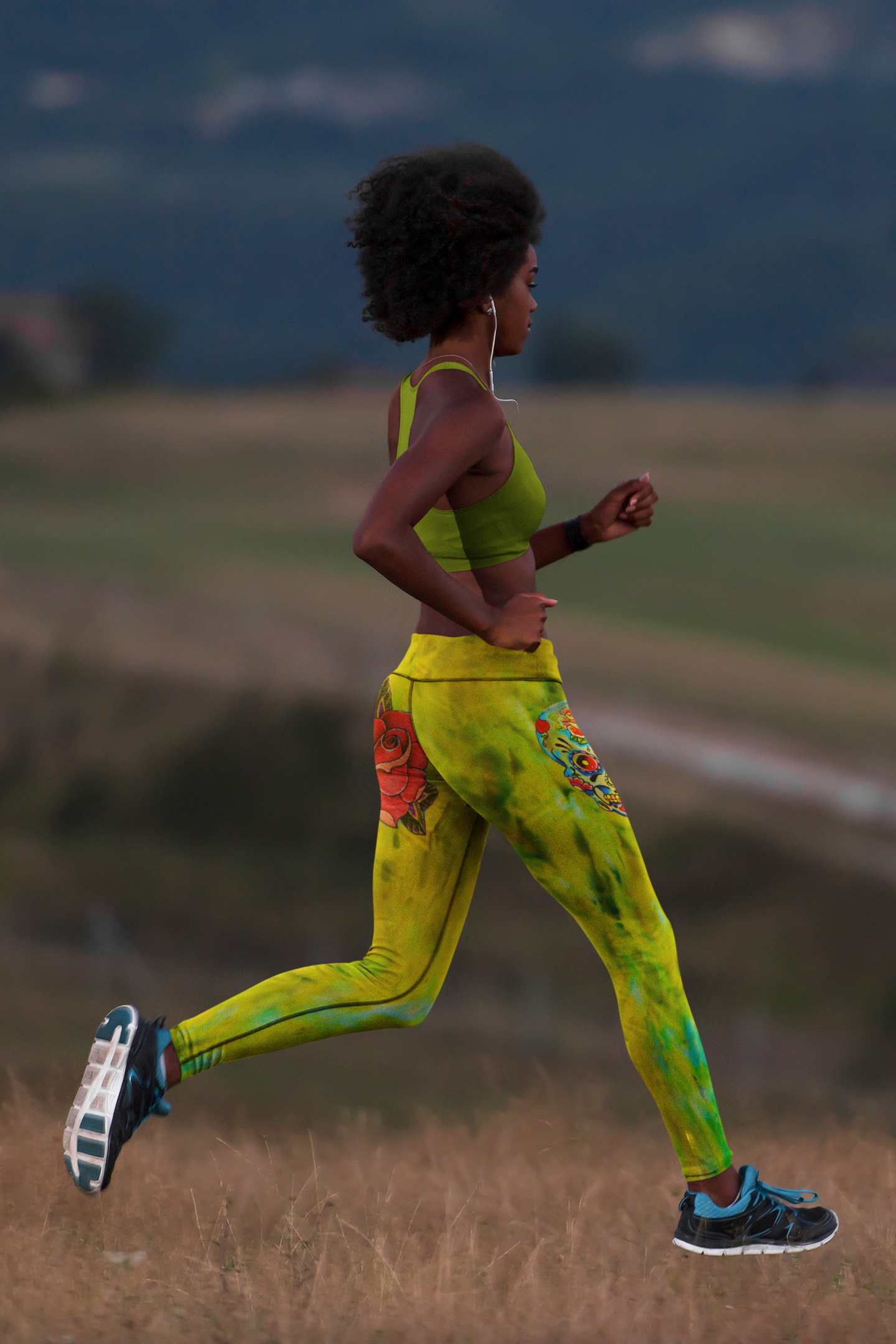 Dia De Muertos Yoga Leggings